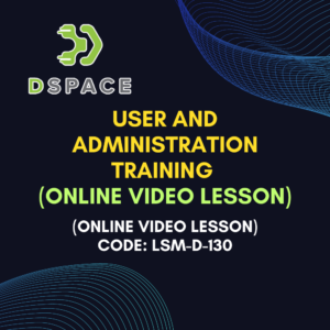 DSpace User and Administration Training (Online Video Lesson) - Code: LSM-D-130